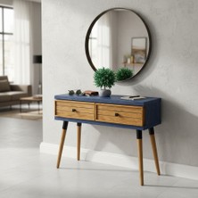 Mobenta Stria Entry: Modern Masif Dresuar 2 Çekmeceli Antre Konsolu - 120X31 Ig-Tk