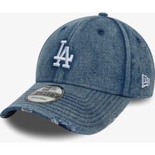 New Era Acid Wash Denim 9forty Unisex Mavi Şapka.-