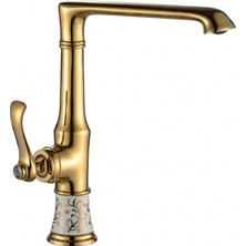 LPD Vi̇ctori̇a Porselen Desenli̇ Mutfak Evi̇ye Lavabo Bataryası