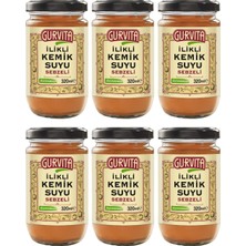 Gurvita 320 ml İlikli Kemik Suyu Sebzeli 6'lı Hızlı Hazırlanır Doğal İçerik