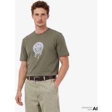 Hugo Boss Nedirix Erkek Haki T-SHIRT.345