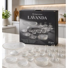 Lavanda Pasta Sunum Seti 25 Parça