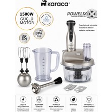 1.5 Lt Cam Hazneli Premium Blender Seti 1500W, Tefalin En Güçlüsü, Turbo Fonksiyon, Buz Kırma