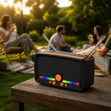 Deluxse Radyolu Bluetooth Hoparlör