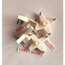 Sanat Markt Kolay Çivi - Tablo Duvar Askısı Çivili No: 6 - Yıldız - Paket Içeriği 8 Adet