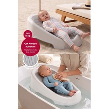 Bebekevi Soft Bebek Küveti, Bebek Yıkama Banyo Desteği, Soft Silikon Destekli Bebek Aparatı