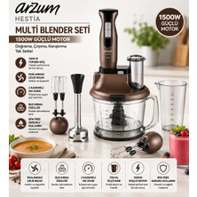 Arzum Blender & Mutfak Robotu- 3 Yıl Garanti Hestia Çırpma & Doğrama ve Karıştırma