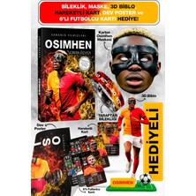 Parodi Yayınları Osimhen Futbolcu Kitabı - Maske, 3D Biblo, Dev Poster, Kart Hediyeli Set