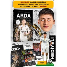 Parodi Yayınları Arda Güler Futbolcu Kitabı - Maske, 3D Biblo, Dev Poster, Hareketli Kart Hediyeli Set