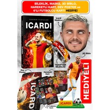 Parodi Yayınları Icardi Futbolcu Kitabı - Maske, Bileklik, 3D Biblo, Dev Poster, Hareketli Kart Hediyeli Set