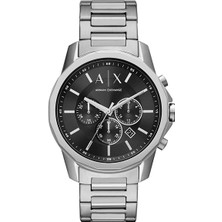 Armani Exchange AX1720 Erkek Kol Saati Metal Kasa 44 mm Suya Dayanıklı Analog Kronometreli