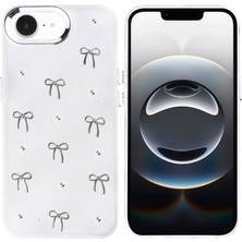 Sionel Apple iPhone 17E Kılıf Airbag Tasarımlı Simli Şeffaf Kutup Kapak