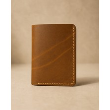 Oakco Leather KAHVERENGİ DİK FORMDA CÜZDAN