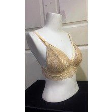 Koza Kadın Desteksiz Ipli Soft Bralet Sütyen-Ten