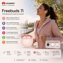 Huawei Freebuds 7i Tws Bluetooth Kulak Içi Kulaklık - Pembe
