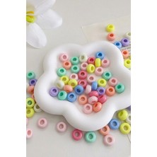 Hobi Dünyası Evim 25 Adet Donut Halka Yuvarlak Renkli Boncuk 14 mm 1. Kalite Takı Toka Aksesuar Anahtarlık Charm Boncuğu
