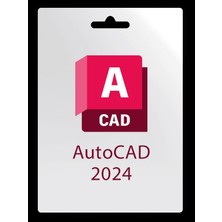 Autodesk Autocad 2024 (Windows) - 1 Pc 1 Yıl Serial Key (Full Sürüm)