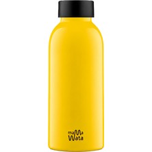 Mamawata Yellow Paslanmaz Çelik Termos Matara 470 ml Sızdırmaz Yalıtımlı Suluk
