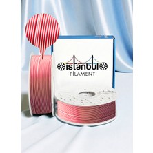 İstanbul Filament 3D Baskı Pla Filament Ay Yıldız Kırmızı Beyaz Çift Renk Dual Color kg Ø 1,75MM ± 0,05 mm Bambu Lab Uyumlu