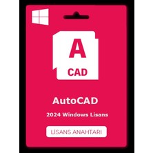 Autodesk Autocad 2024 (Windows) - 1 Pc 2 Yıl Serial Key (Bireysel Kullanıcı)