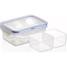 Üçsan Plastik Kilitli Bölmeli Saklama Kabı 9 x 13,5 x 5 cm