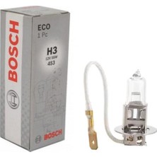 Bosch H3 12V 55W Standart Halogen Ampul Far/Sis İçin Standart Renk ve Özellikler