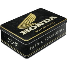 Nostalgic Art Honda Mc - Parts & Accessories Gold Metal Saklama Kutusu 2,5 L