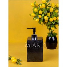 Miarik Design Dekoratif Mermer Kare Sıvı Sabunluk