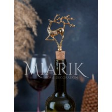 Miarik Design Ucan Geyık Sılver Şışe Mantar , Şarap Mantarı , Şarap Tıpası , Yagdanlık Tıpası , Yagdanlık Mantarı