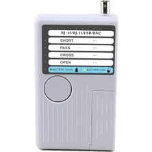 Noyafa NF-3468 4'ü 1 Arada Kablo Test Cihazı RJ11 RJ45 USB Bnc