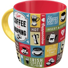 Nostalgic Art Coffee Collage Seramik Kupa 330 ml