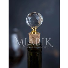 Miarik Design Krıstal Şışe Mantar , Şarap Mantarı , Şarap Tıpası , Yagdanlık Tıpası , Yagdanlık Mantarı