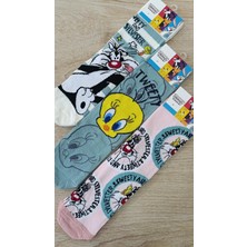 3 Çift Disney Çorap Pamuk 36-40 Numara