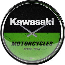 Nostalgic Art Kawasaki - Motorcycles Ofis Duvar Saati 31 cm