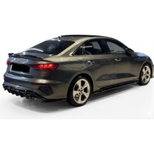 Tuning Vadisi Audi A3 Sline Spoyler Parlak Siyah Spoiler 2020 2021 2022 2023 2024 Uyumlu