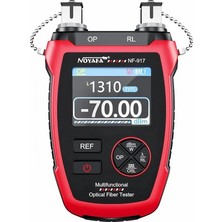 Noyafa NF-917 Optik Güç Ölçer Opm + Vfl + Işık Kaynağı 3’ü 1 Arada Fiber Test Cihazı