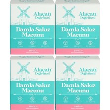 Alaçatı Değirmeni 4 x 240 gr Damla Sakızı Macunu 4'lü Set Vegan ve Şekersiz İçerik