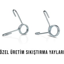 Ecgspor Çelik Plaka Sıkıştırma Yayı 2 Adet Ergonomik Yapı ile Ağırlık Setleri için Kullanım