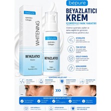 Bepure Beyazlatıcı Krem, Cilt, Tüm Vücut ve Genital Bölge  ve Leke Kremi, Whitening 100 ml