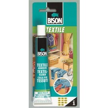 Bison Tekstil Yapıştırıcı 25 ml  Blister Kumaş, Jüt ve Elyaf İçin Dayanıklı Yapıştırıcı