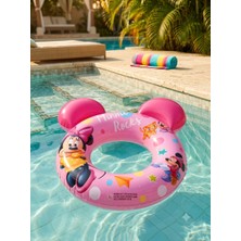 Lutara 80 Cm Kulaklı Desenli Çocuk Deniz Simidi Unisex 3+ Yaş Eğlenceli Hava Özellikli