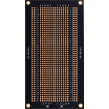 Gollum Teknoloji PCB-001 900 Pin Breadboard Düzenli Çift Yüzlü Siyah Perfboard Protoboard Delikli Pertinaks