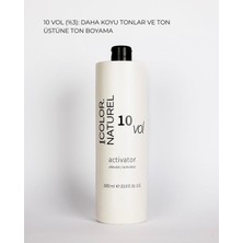 Color Naturel Icolor Natural Oksidan 10 Volume %3 900 ml  Büyük Boy  Yeni Ambalaj