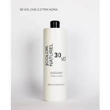 Color Naturel Icolor Natural Oksidan  30 Volume %9   Büyük Boy Yeni Ambalaj
