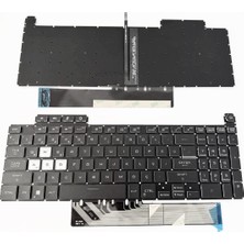 Alfamaks Asus Tuf Gaming A15 FA507NUR-LP03501 Klavye Rgb Aydınlatmalı Tuş Takımı