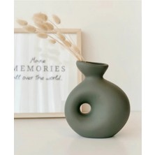 Miarik Design Dekoratif Tombik Seramik Vazo