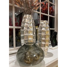 Miarik Design Dekoratif Uzun Döküm Vazo 45 cm