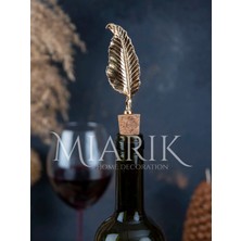 Miarik Design Yaprak Şışe Mantar , Şarap Mantarı , Şarap Tıpası , Yagdanlık Tıpası , Yagdanlık Mantarı