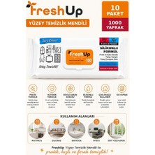 Fresh Up Freshup Yüzey Temizlik Mendili 10 Adet 100'LÜ (1000 Yaprak)