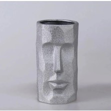 Miarik Design Kafa Seramik Dekoratif Vazo